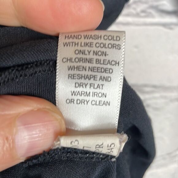 Banana Republic Silk & Modal Black Baby Doll top size XS - Picture 6 of 8